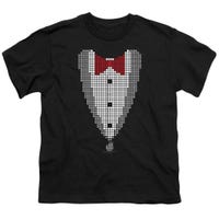 The Big Bang Theory Pixelated Tux Kids T-Shirt