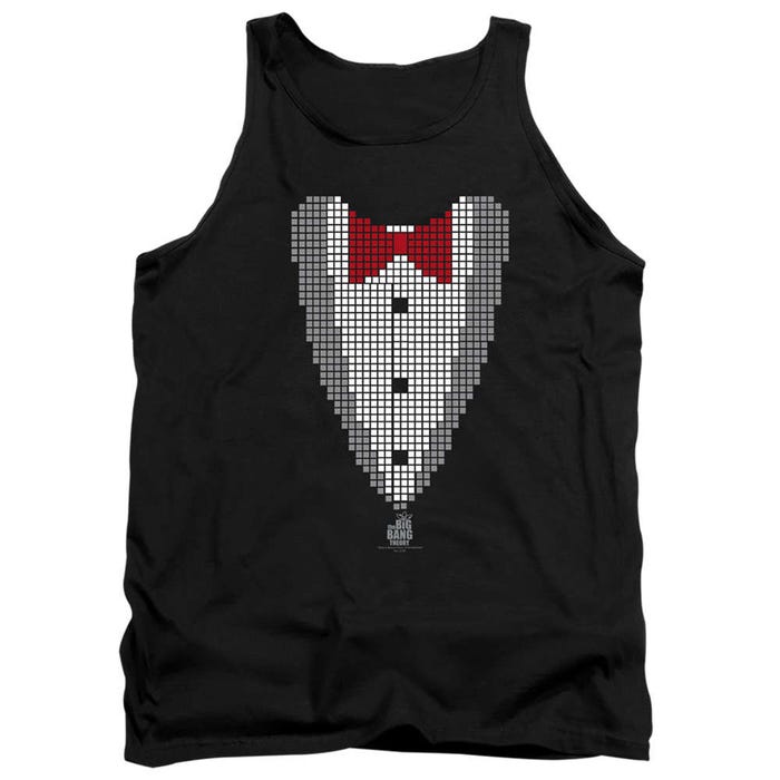 The Big Bang Theory Pixelated Tux Tank Top