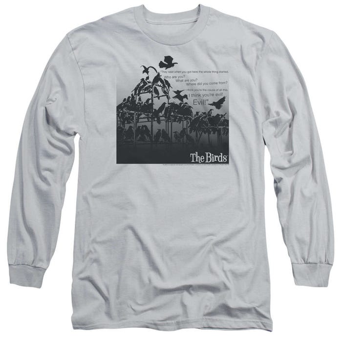 The Birds Evil Questions Long Sleeve Shirt