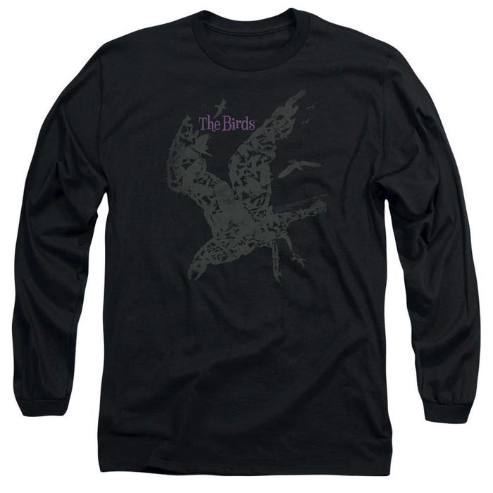 The Birds Movie Poster Long Sleeve Shirt