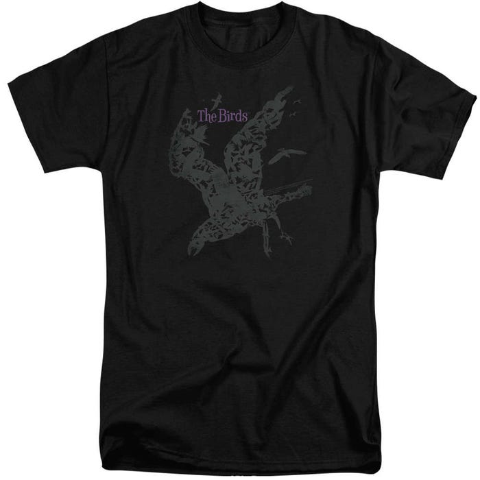 The Birds Movie Poster Tall T-Shirt