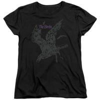 The Birds Movie Poster Womens T-Shirt