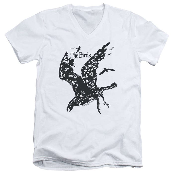 The Birds Title Logo V-Neck T-Shirt