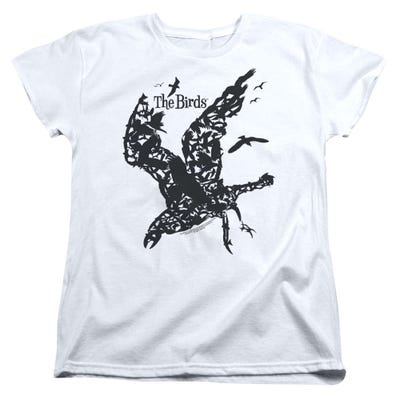 The Birds Title Logo Womens T-Shirt