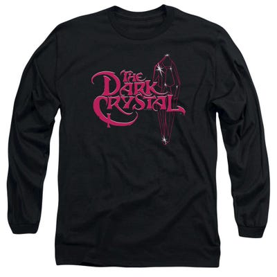 The Dark Crystal Bright Pink Logo Long Sleeve Shirt