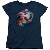 The Flash Faster Than Lightning Womens T-Shirt