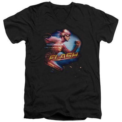 The Flash Fastest Man V-Neck T-Shirt