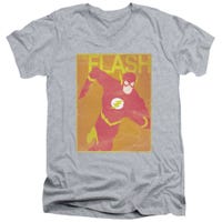 The Flash Simple Poster V-Neck T-Shirt