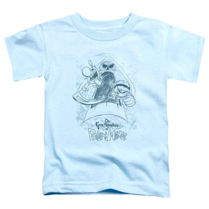 The Grim Adventures of Billy & Mandy Sketched Toddler T-Shirt