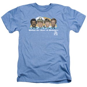 The Love Boat Wave Of Romance Heather T-Shirt