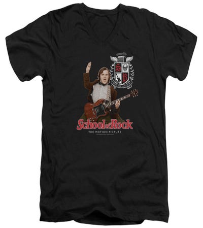 The Teacher Is In School Of Rock V-Neck T-Shirt