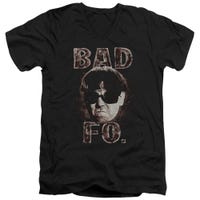 The Three Stooges Bad Moe Fo V-Neck T-Shirt