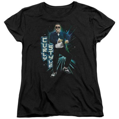 The Three Stooges Curly Style Womens T-Shirt