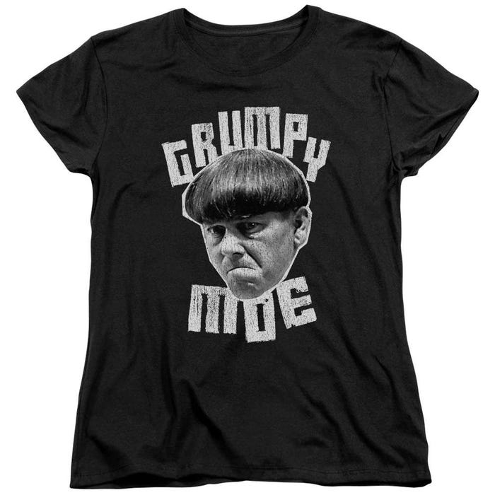 The Three Stooges Grumpy Moe Womens T-Shirt