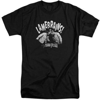 The Three Stooges Lamerbrians Tall T-Shirt