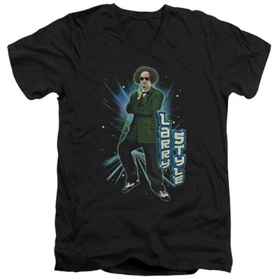 The Three Stooges Larry Style V-Neck T-Shirt