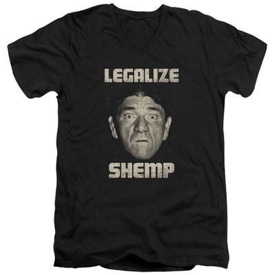 The Three Stooges Legalize shemp V-Neck T-Shirt