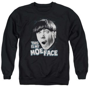 The Three Stooges Moe Face Sweatshirt