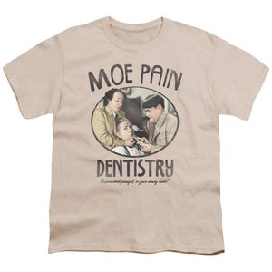 The Three Stooges Moe Pain Kids T-Shirt