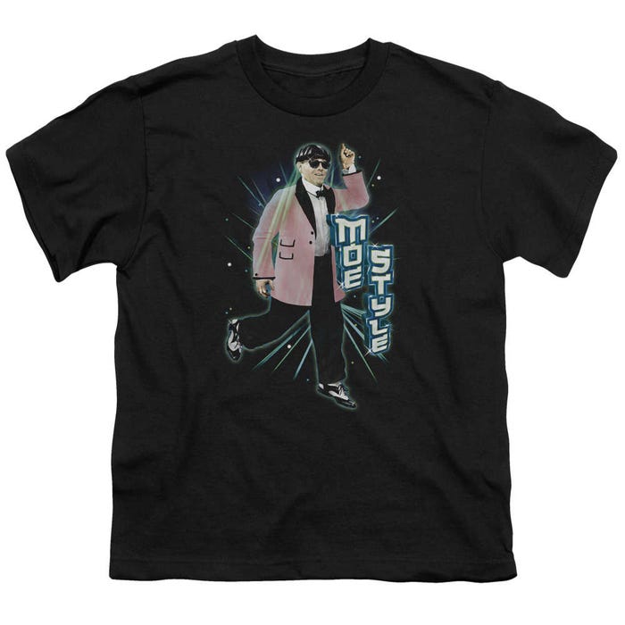 The Three Stooges Moe Style Kids T-Shirt