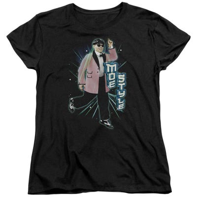 The Three Stooges Moe Style Womens T-Shirt