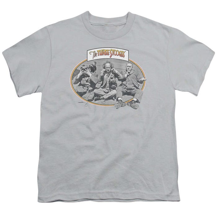 The Three Stooges Monkey See Kids T-Shirt