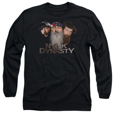 The Three Stooges Nyuk Dynasty Long Sleeve Shirt