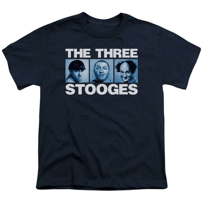The Three Stooges Squares Kids T-Shirt