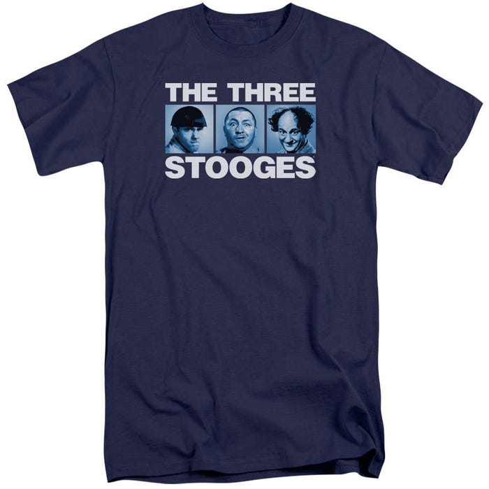 The Three Stooges Squares Tall T-Shirt