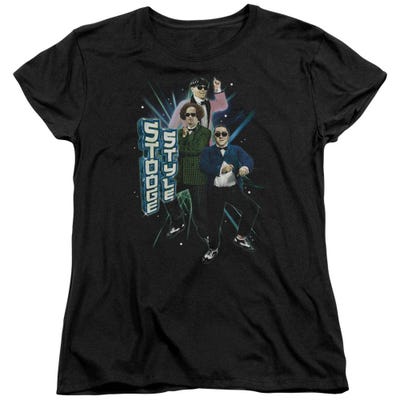 The Three Stooges Stooge Style Womens T-Shirt