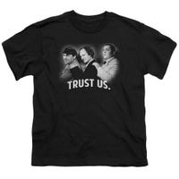 The Three Stooges Trust Us Kids T-Shirt
