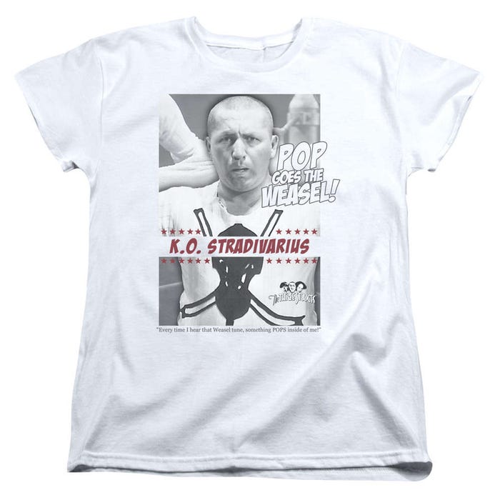 The Three Stooges Weasel Womens T-Shirt