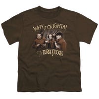 The Three Stooges Why I Oughta Kids T-Shirt