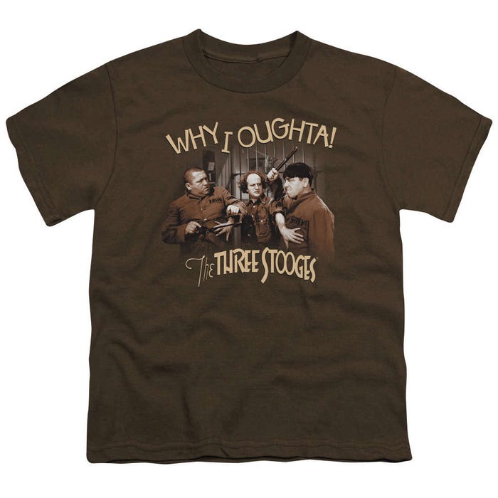 The Three Stooges Why I Oughta Kids T-Shirt