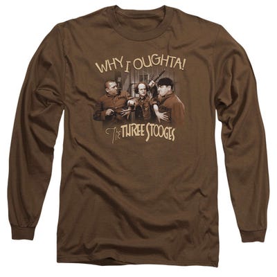 The Three Stooges Why I Oughta Long Sleeve Shirt