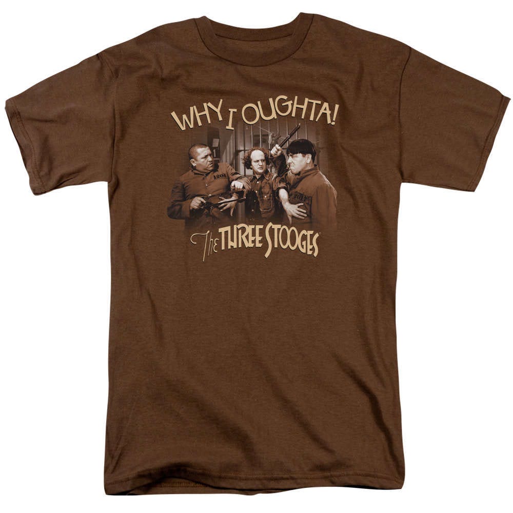 The Three Stooges Why I Oughta TShirt TeeShirtPalace