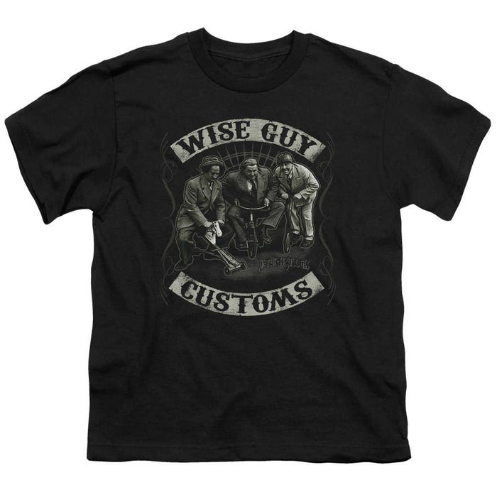 The Three Stooges Wise Guy Customs Kids T-Shirt