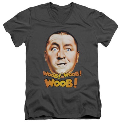 The Three Stooges Woob V-Neck T-Shirt