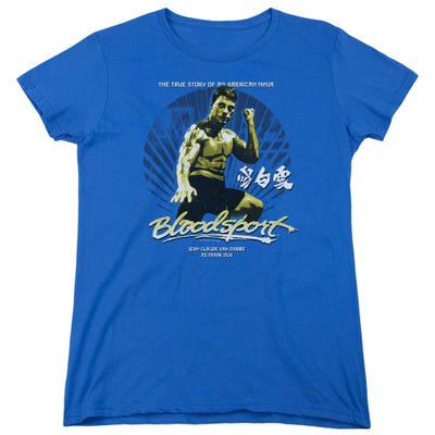The True Story of an American Ninja Bloodsport Womens T-Shirt