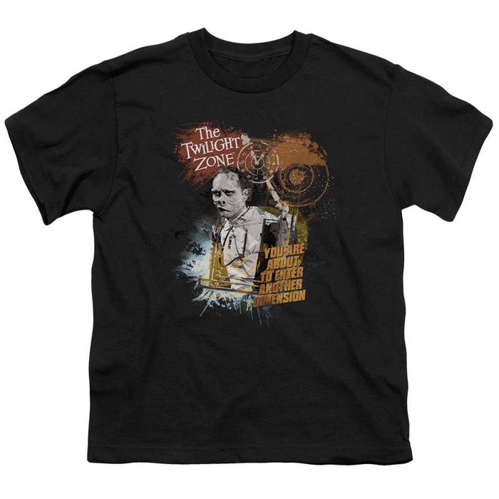 The Twilight Zone Enter At Own Risk Kids T-Shirt