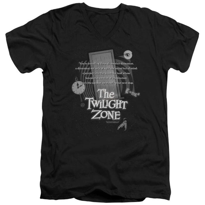 The Twilight Zone Monologue V-Neck T-Shirt