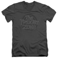 The Twilight Zone Spiral Logo V-Neck T-Shirt