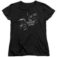 The Twilight Zone Strange Faces Womens T-Shirt