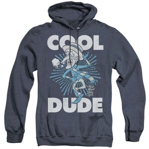 The Year Without a Santa Claus Cool Dude Navy Adult Heather Hoodie