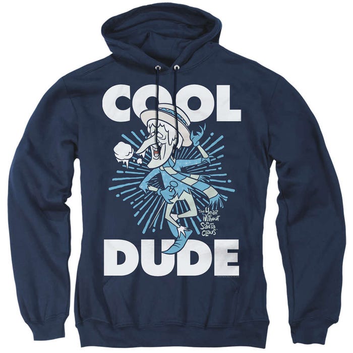 The Year Without a Santa Claus Cool Dude Navy Hoodie