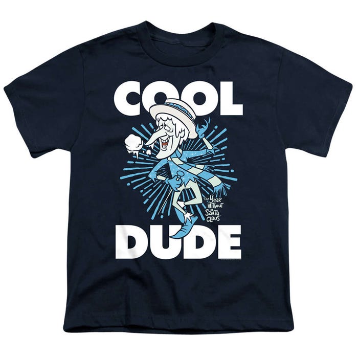 The Year Without a Santa Claus Cool Dude Navy Kids T-Shirt