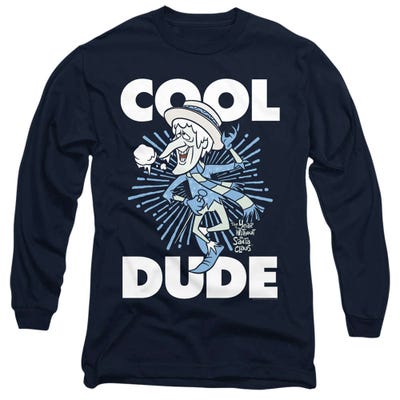 The Year Without a Santa Claus Cool Dude Navy Long Sleeve Shirt