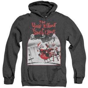 The Year Without a Santa Claus Poster Adult Heather Hoodie