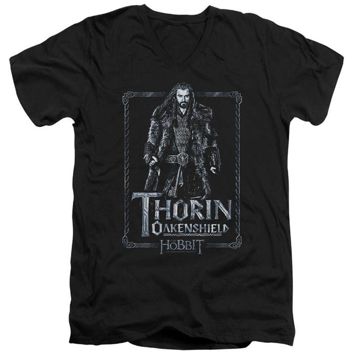 Thorin Stare The Hobbit V-Neck T-Shirt