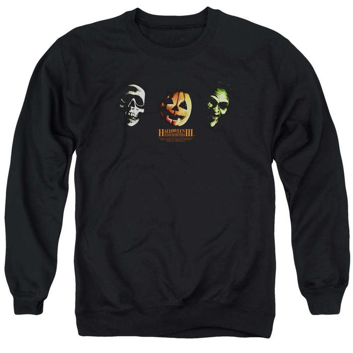 Three Masks Halloween 3 Sweatshirt